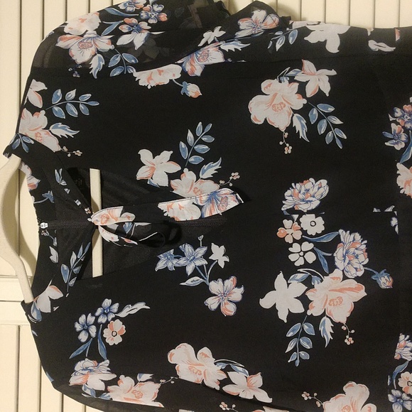 Torrid Multi-Color Floral Print Chiffon Skater Dress Size 14 - Picture 10 of 13